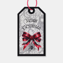 Rose de Joyeux Gothmas avec étiquette cadeau araig