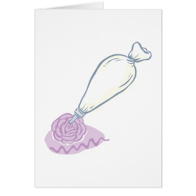 Rose de lavande et sac de pâtisserie (Devant)