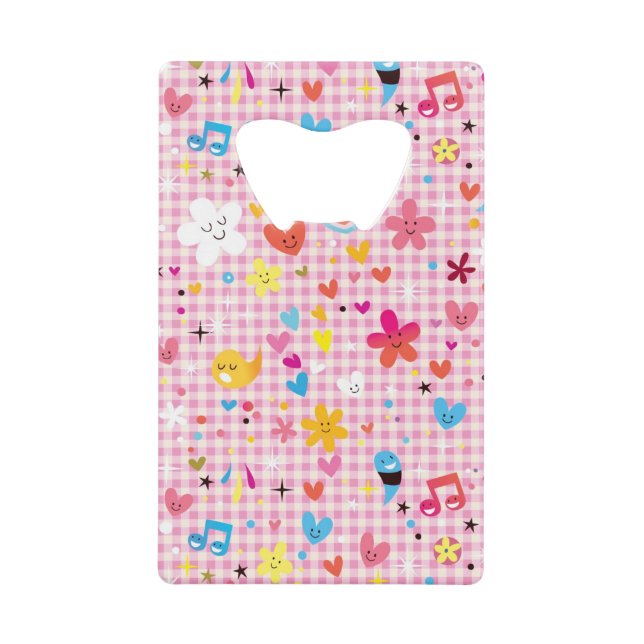 rose de motif de bande dessinée d'amusement (Devant)