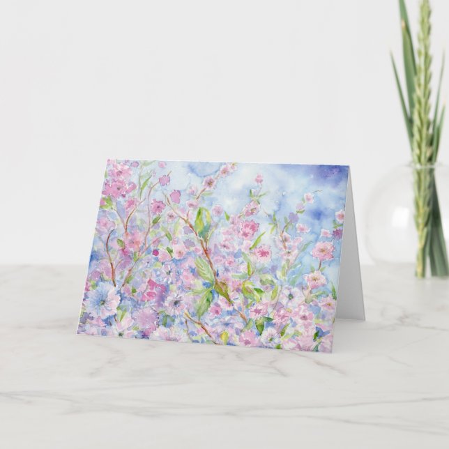 rose de Sharon Carte pour notes Blank (Devant)