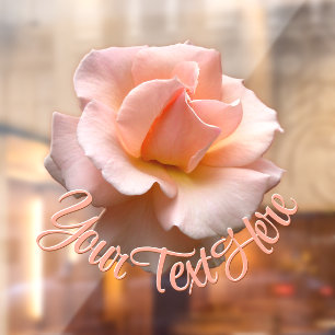 Rose Decal Personalisiert Wild Rose Fensterklammer Fensteraufkleber