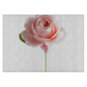 Rose Decorative Glaszuführung Schneidebrett
