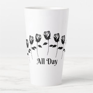 Rose DEN GANZEN TAG Milchtasse