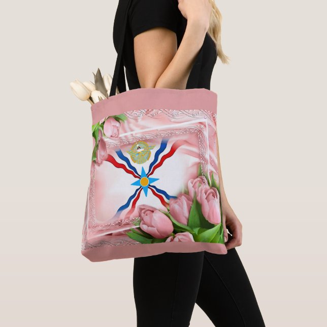 Rose der Assyria Tote Tag Tasche (Von Nahem)