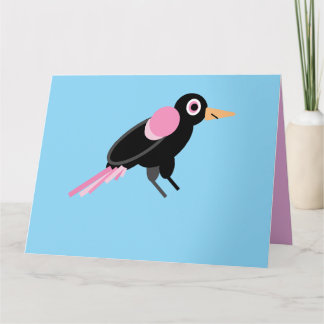 Rose der Blackbird-Karte Karte