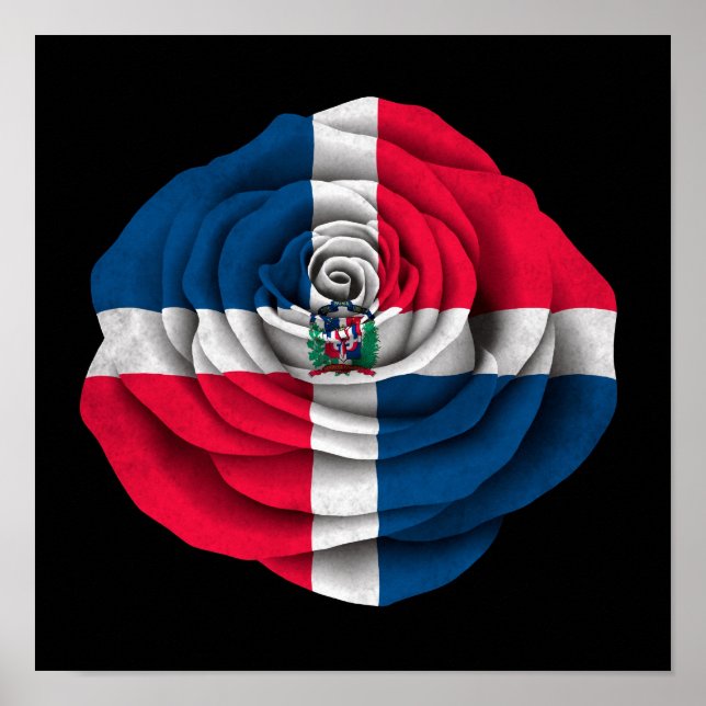 Rose der Dominikanischen Republik Poster (Vorne)