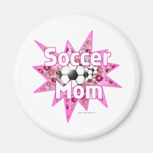 Rose der Fußball-Mama Magnet