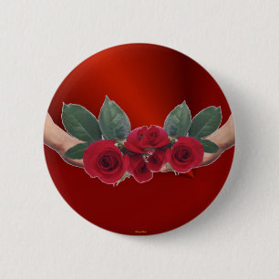 Rose der Liebe Button