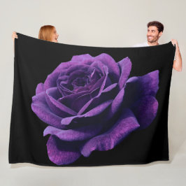 Rose der Liebe Fleecedecke