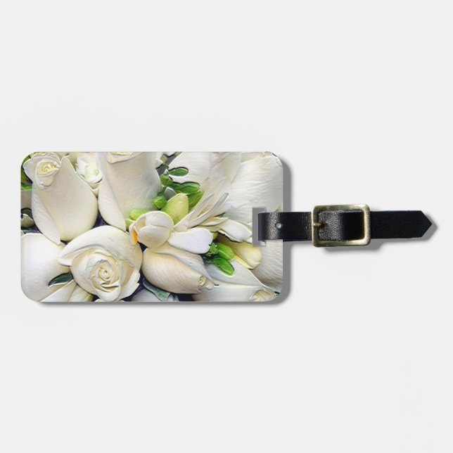 Rose der Liebe_Gepäckmarke Gepäckanhänger (Vorderseite horizontal)