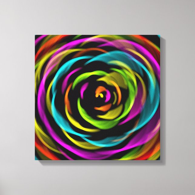 Rose der Liebe Leinwanddruck (Vorderseite)