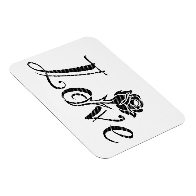 Rose der Liebe Magnet (Rechte Seite)