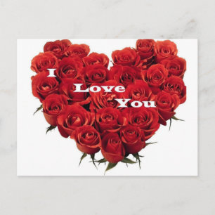 Rose der Liebe. Postkarte