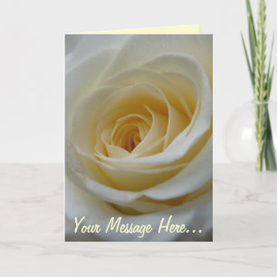 Rose der Personalisierten Blume mit der Rose-Karte Dankeskarte
