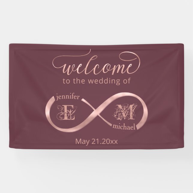 Rose der Unendlichkeit Banner (Horizontal)