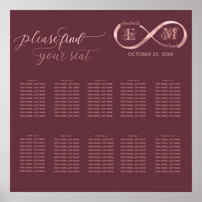 Rose der Unendlichkeit Poster (Vorne)