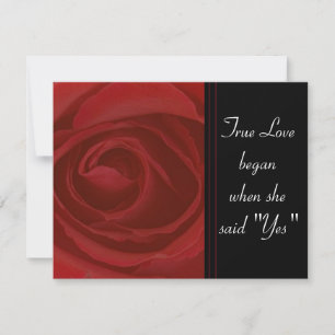 Rose der wahren Liebe Einladung
