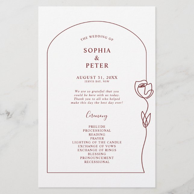 Rose der Weichteile - Zeremonie (Vorderseite)