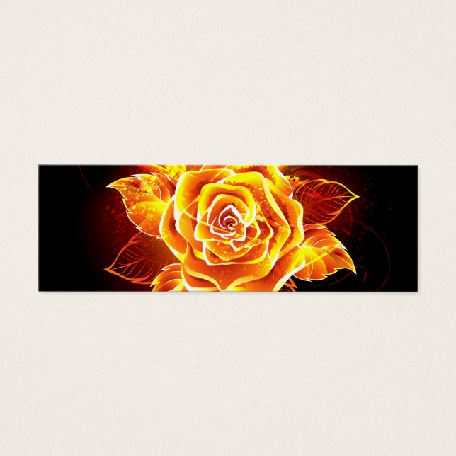 Rose des blühenden Feuers (Vorderseite)