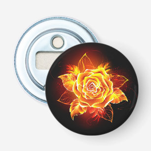 Rose des blühenden Feuers Flaschenöffner