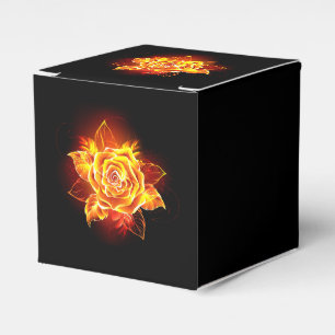 Rose des blühenden Feuers Geschenkschachtel