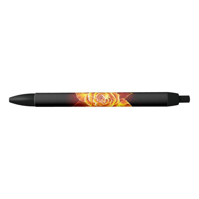 Rose des blühenden Feuers Kugelschreiber (Vorderseite)
