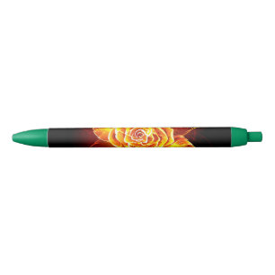 Rose des blühenden Feuers Kugelschreiber