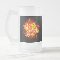 Rose des blühenden Feuers