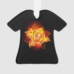 Rose des blühenden Feuers Ornament
