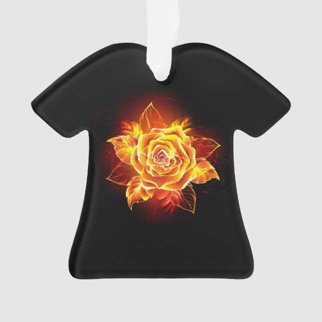 Rose des blühenden Feuers Ornament (Vorderseite)