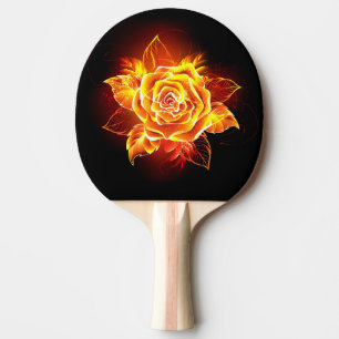 Rose des blühenden Feuers Tischtennis Schläger