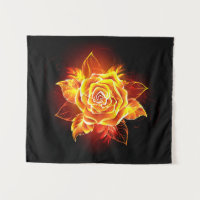 Rose des blühenden Feuers