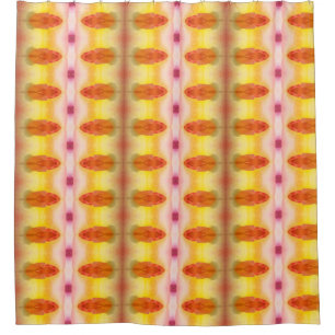 Rose des Friedens Ikat 5 Duschvorhang