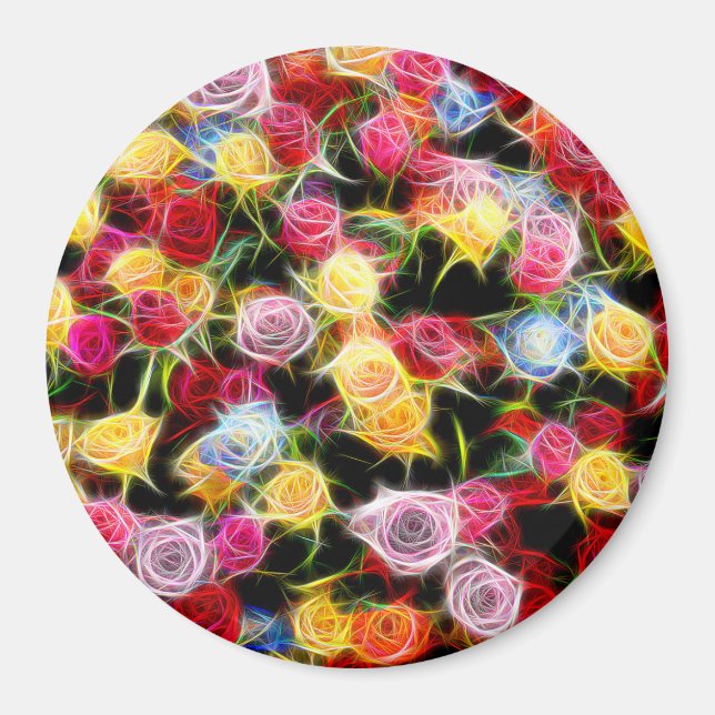Rose des Gefühls Magnet (Vorne)