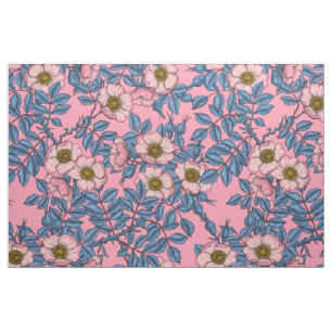 Rose des Hundes Stoff