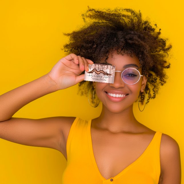 Rose des QRCode-Logos für Körperpflege Rosa Visitenkarte (Body Care Sculpting QRCode Logo Rose Pink Business Card)