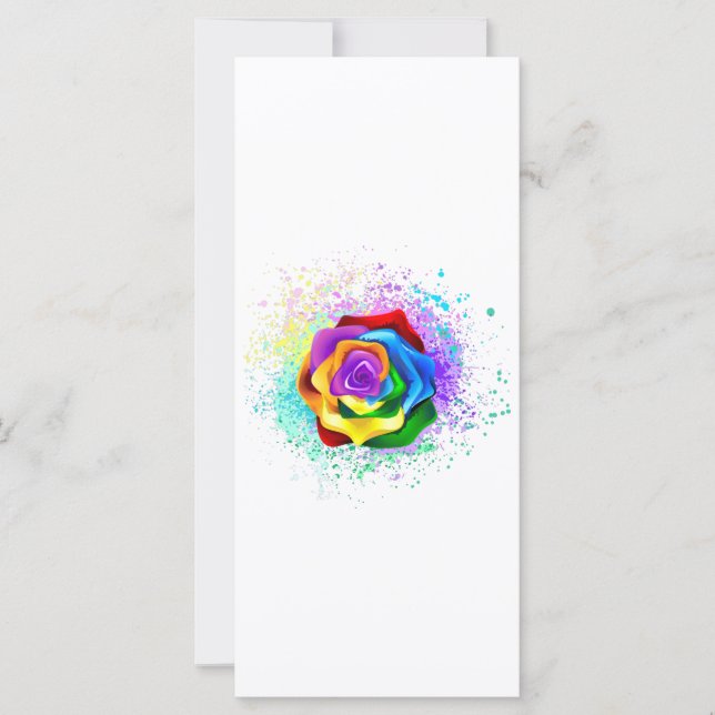 Rose des Regenbogens (Vorderseite)