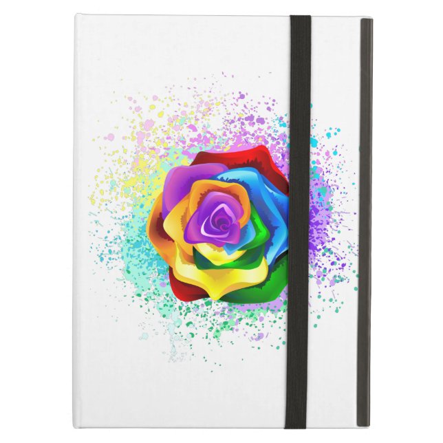 Rose des Regenbogens (Vorderseite Geschlossen)