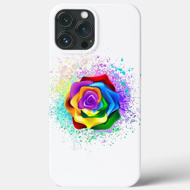 Rose des Regenbogens Case-Mate iPhone Hülle (Rückseite)