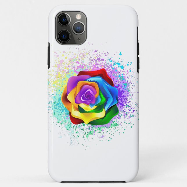 Rose des Regenbogens Case-Mate iPhone Hülle (Rückseite)