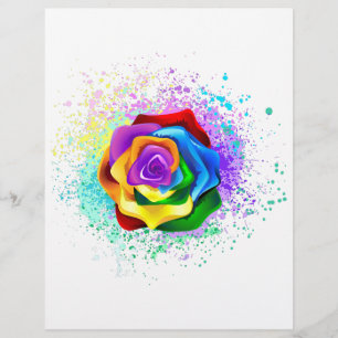 Rose des Regenbogens Flyer