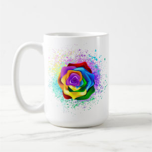 Rose des Regenbogens Kaffeetasse