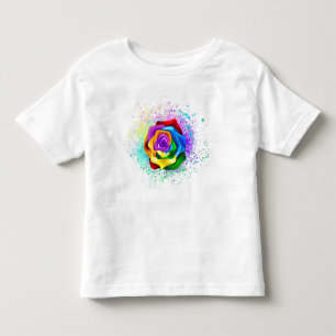 Rose des Regenbogens Kleinkind T-shirt