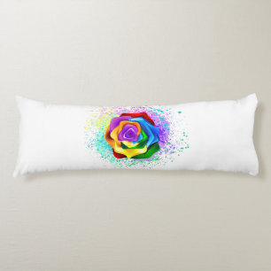 Rose des Regenbogens Seitenschläferkissen