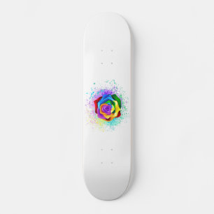 Rose des Regenbogens Skateboard