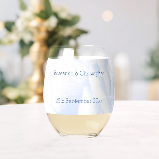 Rose Design Wedding Weinglas Ohne Stiel (Insitu (Hochzeit))