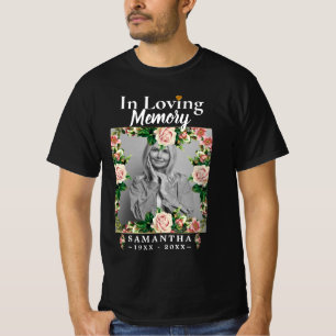 Rose, die das Gedächtnis lieben Foto Verlust der M T-Shirt