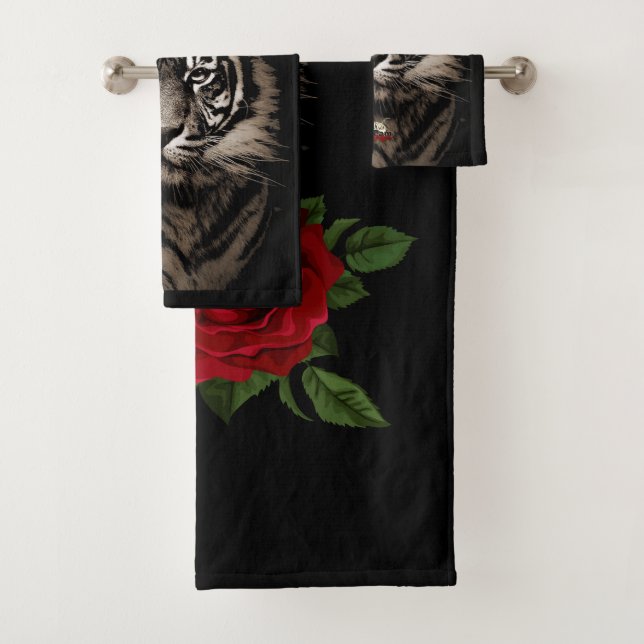 Rose du visage du tigre (En situation)