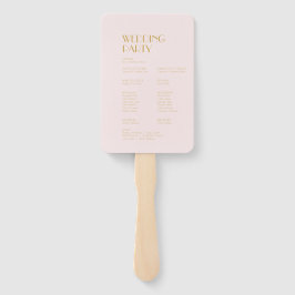 Rose | Dunkle Rose Hochzeitsprogramm Fächer