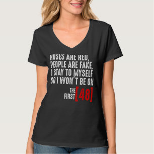 Rose Ein Rotes Volk ist Fake, das ich selbst Bleib T-Shirt